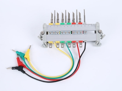 HH2018B三相鋁合金下出線(xiàn)表座帶電壓端子（6滑塊,165孔距，M8螺桿）