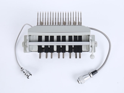 HH2020B 三相偏心輪下出線(xiàn)表座帶輔助端子-直接式 （8滑塊 150、155、165、180、 200x40MM 孔距,M6 螺桿）